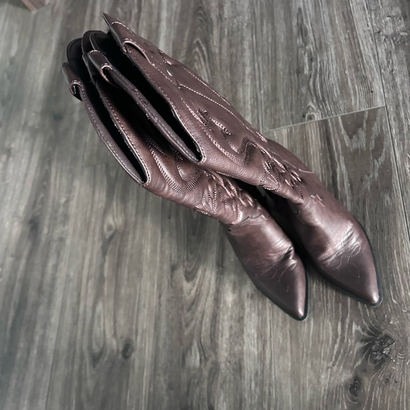 Shoes - Brown Leather Women's Boots